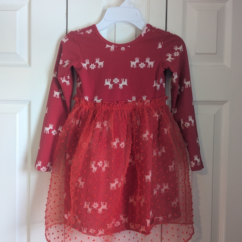 Hanna Andersson Reindeer Print Dress